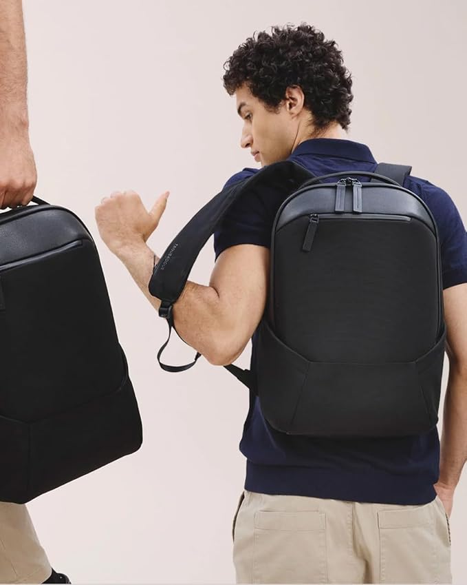 Troubadour Apex Backpack 3.0 - 25L Premium Laptop Backpack - Ergonomic & Water Resistant - Designed for Work and Travel - Black
