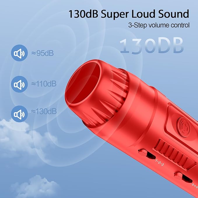 ZHT Electronic Whistle for Coaches, Referees, Teachers - 3 Tones & 3 High Volume, Handheld Whistles with Lanyard - Sports Whistle for Volleyball Soccer, Outdoor Camping, Emergency Safety