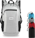Hiking Daypack - Lightweight & Water-Resistant Portable Backpack for Travel, Camping, Outdoor Adventures(20L, grey)