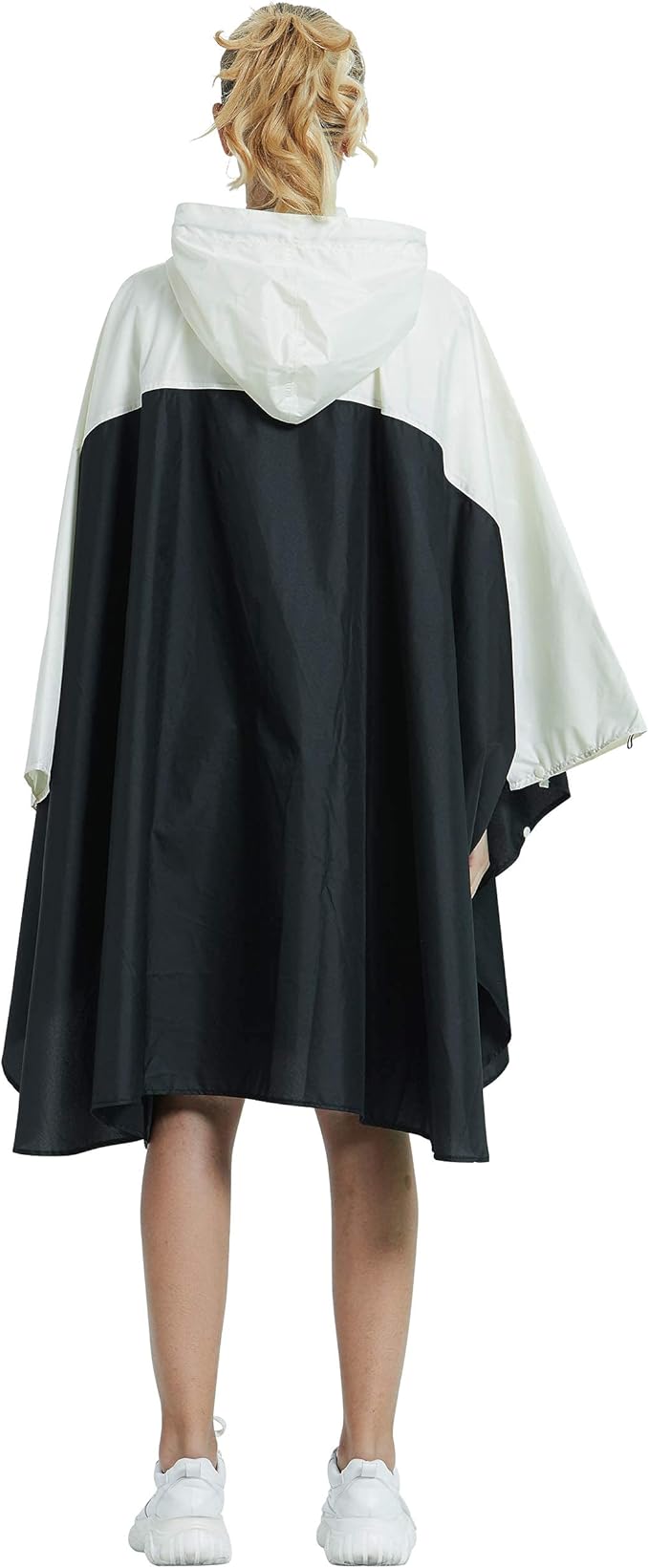 Rain Poncho Jacket Coat Hooded Zipper Style for Women/Men/Adult with Pocket