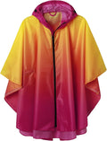 SaphiRose Rain Poncho Jacket Coat Hooded for Adults with Pockets
