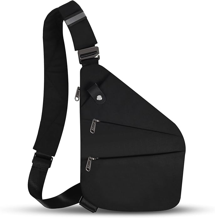 Anti Theft Crossbody Bag,Anti Theft Travel Bag for Women Men,Sling Crossbody Bag for Travel, Sport, Work