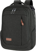 KROSER Laptop Backpack Large Computer Backpack Fits up to 17.3 Inch Laptop with USB Charging Port Water-Repellent Travel Backpack Casual Daypack for Business/College/Women/Men-Charcoal Black