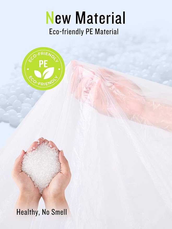 SaphiRose Disposable Rain Ponchos Emergency Clear Poncho