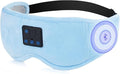 Sleep Mask with Bluetooth Headphones 3D Contour Sleeping Headphones 5.4 Wireless Bluetooth, Ultra-Thin Stereo Speakers Blackout Eye Masks for Men Women Travel Sleep