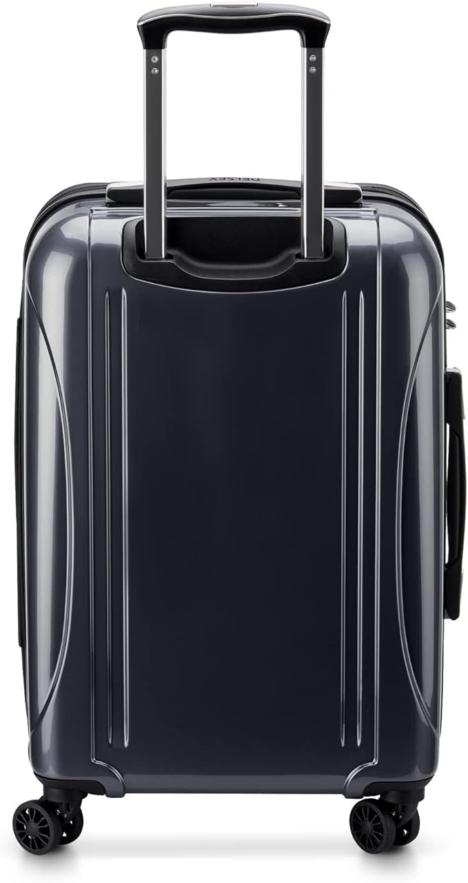 Delsey Luggage Aero 2 Piece Set (21" & 25") Spinner Suitcase (Titanium)