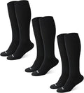 HAPIU Merino Wool Soft Compression Socks for Women & Men, 15-20 mmHg, Plus Size Knee High Stocking for Nurses, Pregnancy, Travel, Flight, Medias de Compresión Mujer