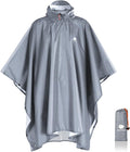 ANYOO Hooded Rain Poncho for Adults Waterproof Lightweight Rain Coat for Men Women Reusable Rain Jacket for Emergency Outdoor