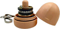 RING THING - Ring Holder Keychain, Jewelry Organizer and Storage, Portable Waterproof Ring Holder, Pill Box Keychain Container, Gym Accessory, and Travel Ring Case (Peach)