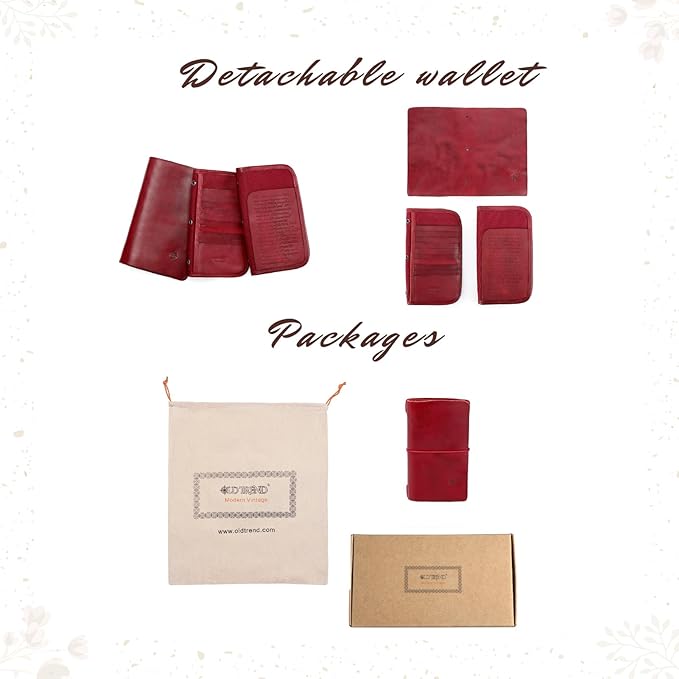 Genuine Leather Nomad Organizer Travel Wallet | Women's Wallet Clutch Passport Holder