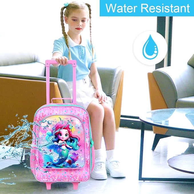 Kids Luggage for Boys Girls, Toddler Rolling Travel Carry on Suitcase with Wheels