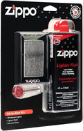 Zippo All-in-One Kit with Street Chrome Windproof Lighter
