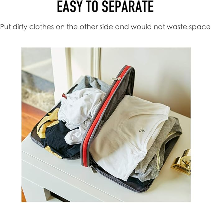 Bee Nesting Waterproof Compression Packing Cubes,Travel Packing organizers for Carry on Luggage,Backpacking, Suitcases