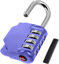 CL11VP Combination Lock, 4 Digit Outdoor Combination Padlock Set Your own Combination for Gym Locker Lock, School, Gates, Doors, Toolbox, Hasps and Storage (Very Peri *1)