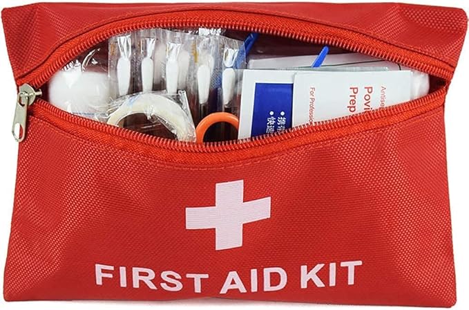 AOUTACC 12 Pack First Aid Kit Empty Bag, Travel Empty First Aid Kit Pouch for Emergency at Home, Office, Car, Outdoors, Boat, Camping, Hiking(Bag Only)