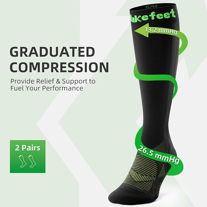 Compression Socks for Women Men 3 Pairs, Compression Stockings, Fragrance Flight Socks for Travelling Sitting
