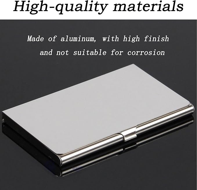 Aluminum SIM Card Case, Universal Waterproof Slim Mini Card Slots Storage Case, Sim Card Travel Case Can Hold 12 Nano SIM Card &1 Cell Phone Eject Pin Slots (Silver) + 1 Card Pin