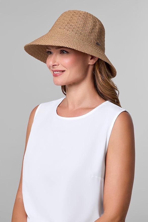 Women's Bucket Hat - UPF 50 Sun Protection - Packable & Travel Friendly - Marina