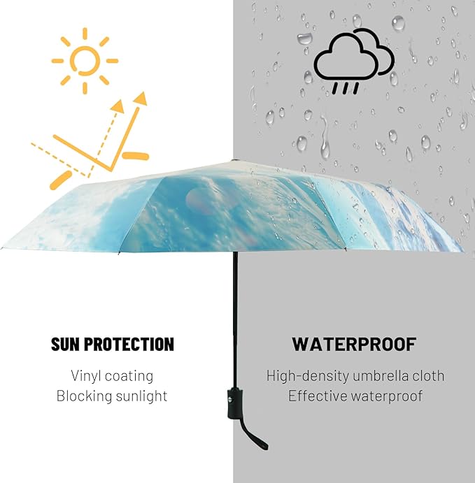 SY COMPACT Travel Umbrella Windproof Automatic Umbrellas Small Compact UV Sun Protection Factory Outlet Umbrella