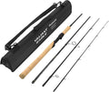 KastKing Valiant Eagle Passage Travel Fishing Rods, 4 & 6 Pc Pack Rods, Spinning, Casting and Fly Models, IM6 Graphite Blank, Ti Oxide LTS Ring Guides, Beautiful Cork Handles
