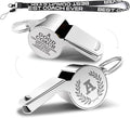 Letters Coach Gifts, Whistle for Coaches, Whistle Emergency, Thank You Coach Gifts, Coaches Whistle with Lanyard Cheer Coach Gift for Men Women Teachers Referees School Sports Coach Outdoor, Letter A