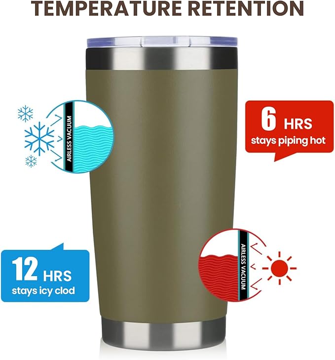 MEWAY 20oz Tumbler 8 Pack Double Wall Vacuum Insulated Travel Mug Bulk, Mix Color Stainless Steel Tumblers with Lid and Straw, Durable Powder Coated Coffee Cups for Cold & Hot Drinks（Color Mix, 8