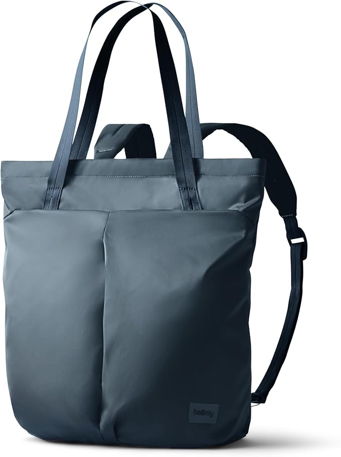 Bellroy Laneway Totepack (18 liter stylish tote bag and backpack in one, for gym, travel or everyday carry) - BlueSteel