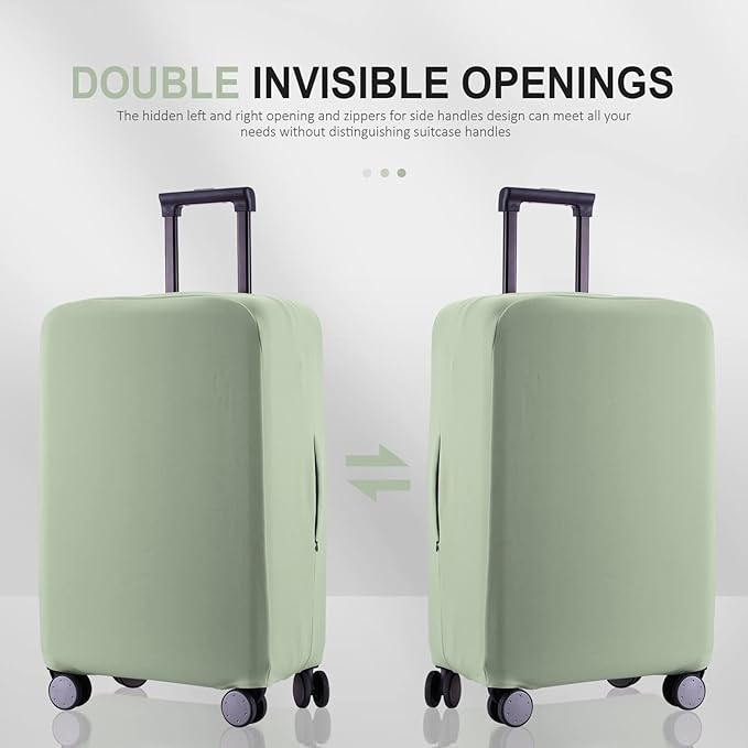 Travel Luggage Cover Suitcase Protector Scratch-Resistant Fit 19-31 Inch Suitcase, Not Included Suitcase (Cyan, XL(28-29 inch))