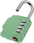 CL11KG Combination Lock, 4 Digit Outdoor Combination Padlock Set Your own Combination for Gym Locker Lock, School, Gates, Doors, Toolbox, Hasps and Storage (Khaki-Green *1)