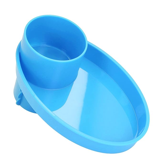 Snack Tray for Kids Car Seat with Secure and Sturdy Design, Versatile Usage, Compact and Portable Design, Easily Attachable, Cup Holder (Blue)
