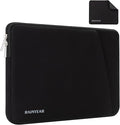 RAINYEAR Laptop Sleeve Case with Front Pocket, 11-13 Inch Protective Portable Case with Front Pocket, Briefcase Laptop Bag Cover Compatible with MacBook Air/Pro, HP, Dell, Lenovo, Acer, Black