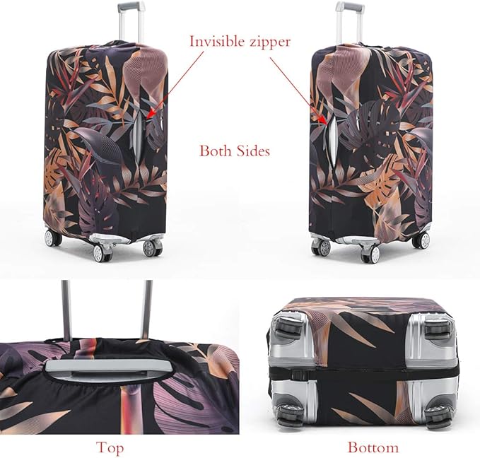 TRAVELKIN more than travel Luggage Covers For Suitcase Tsa Approved,Suitcase Cover Protector Fit 18-32 Inch Luggage