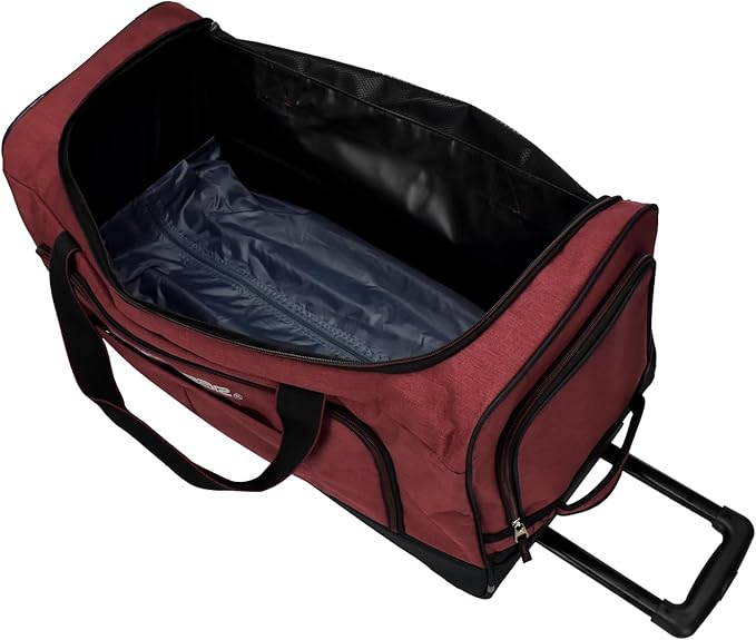 Pacific Gear Rolling Duffel Wheels, 30-inch Luggage, Hockey Bag, Heavy Duty