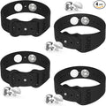 Hion Motion Sickness Bracelets Sea Sickness Wristbands for Motion Sickness/Morning Sickness/Pregnancy Nausea Anti Nausea Bands Acupressure Wristband Motion Sickness Bands（2Pairs Black ）