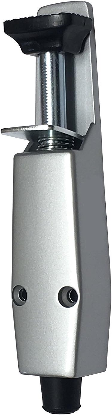Pacific Doorware Heavy Duty Spring Loaded Step Down Push On Door Holder/Stopper (1, Aluminum)