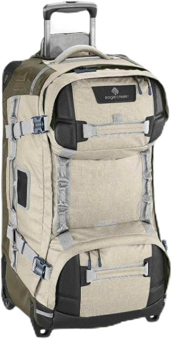 eagle creek Expanse ORV 2-Wheel 30" Trunk – Wheeled Duffel Bag for Travel & Adventure – Durable, Weather-Resistant Fabric – Heavy-Duty Handles – Wet & Dry Compartment – Beige
