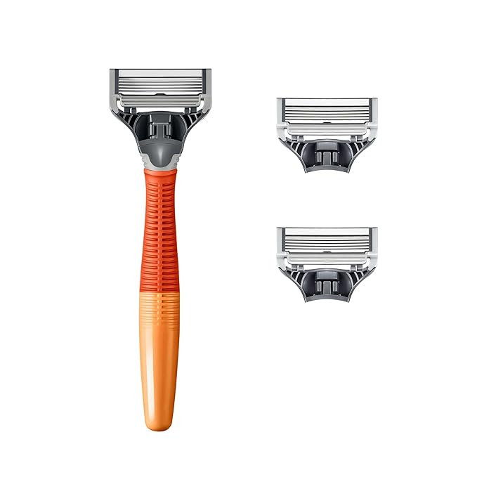 Harry's Shaving Razors for Men includes a Razor and 3 Razor Blade Refills (Ember) & Post Shave - Post Shave Balm for Men - 3.4 Fl Oz (Pack of 2) (packaging may vary)