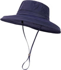 UV 50 Sun Hat for Women Wide Brim with Ponytail Hole Summer Packable Sunhat for Beach Fishing Hiking Gardening Waterproof