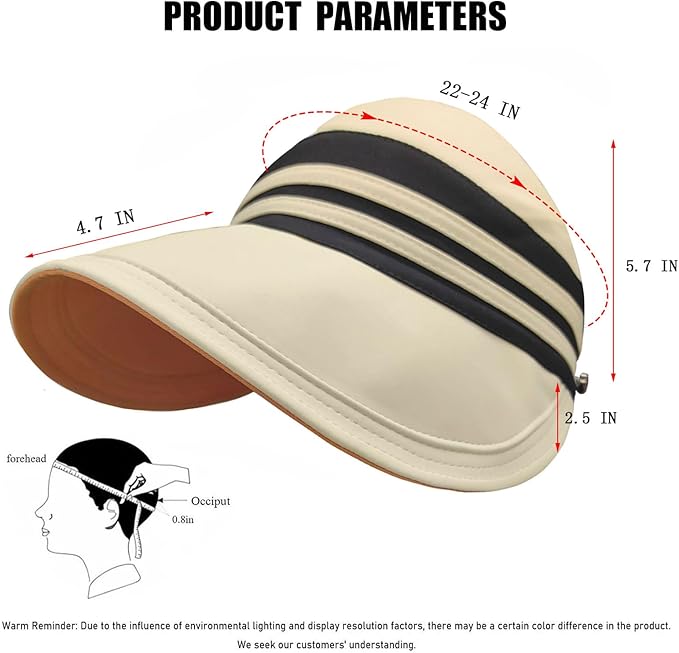 Sun Hats for Womens Wide Brim UV Protection Fishing Hats Packable Reversible Hollow Top Hat with Ponytail Beach Travel Hats
