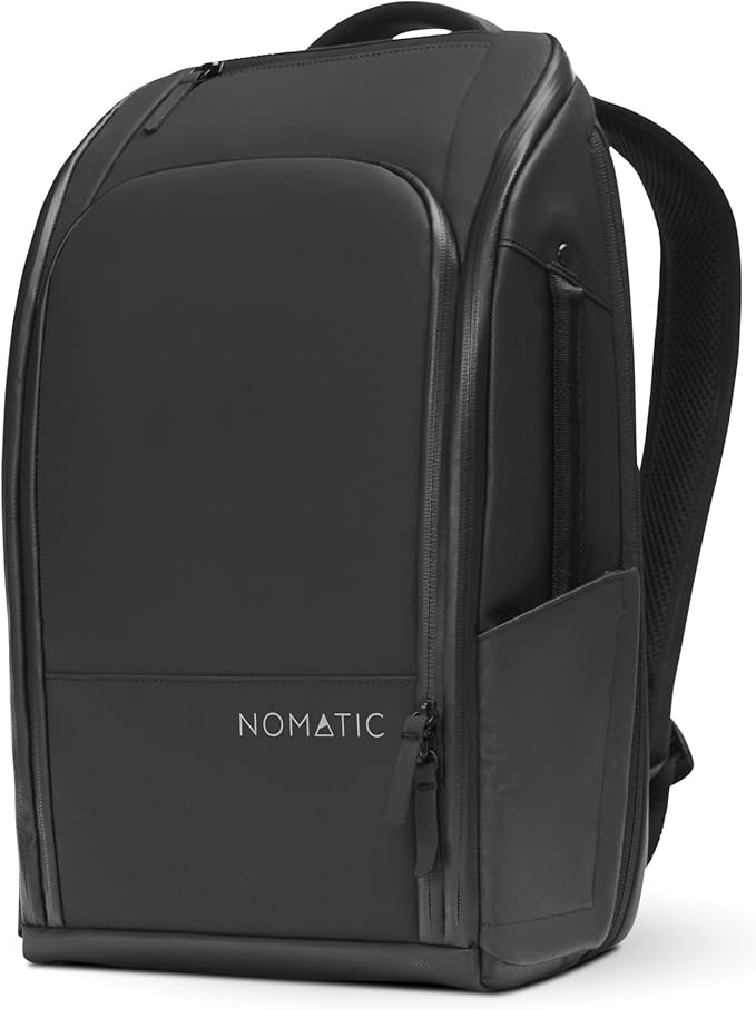 NOMATIC 14L Backpack- Carry On Backpack and Water Resistant Laptop Bag - Carry On or Business Backpack for Men and Women (Black)