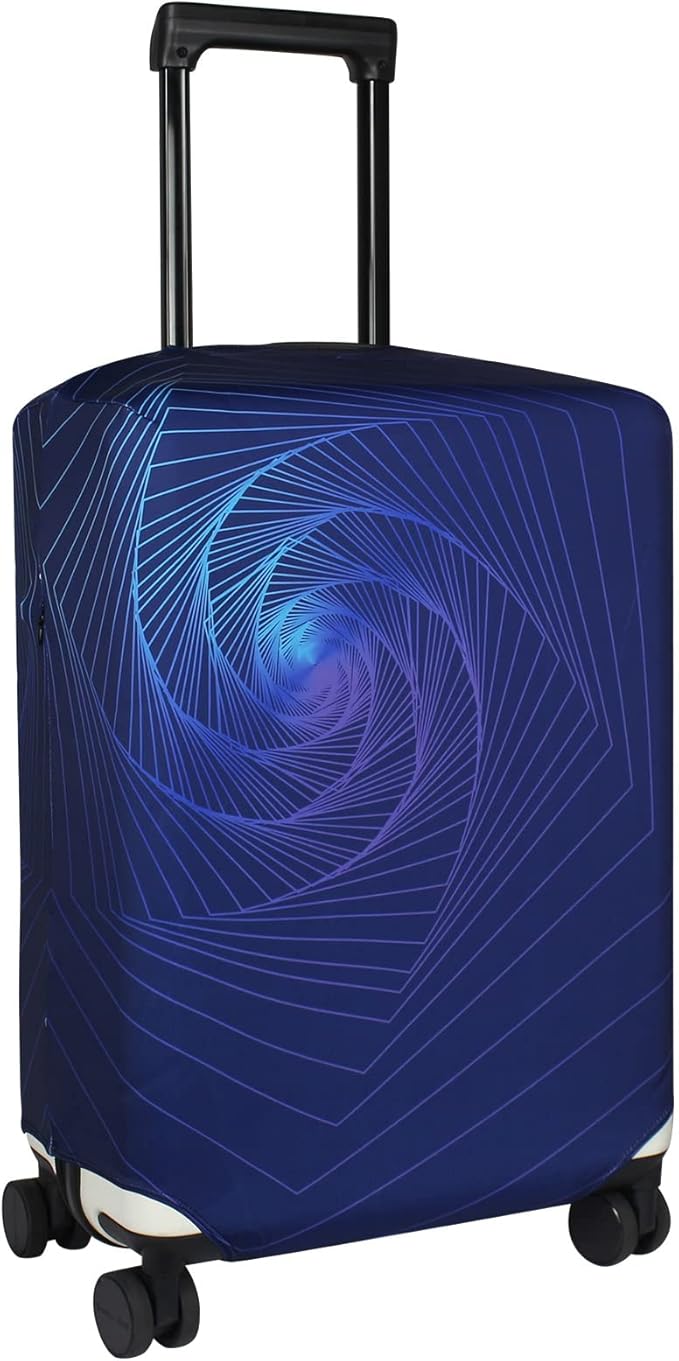 Explore Land Travel Luggage Cover Suitcase Protector Fits 31-32 Inch Case (Gyrotropic, XL)