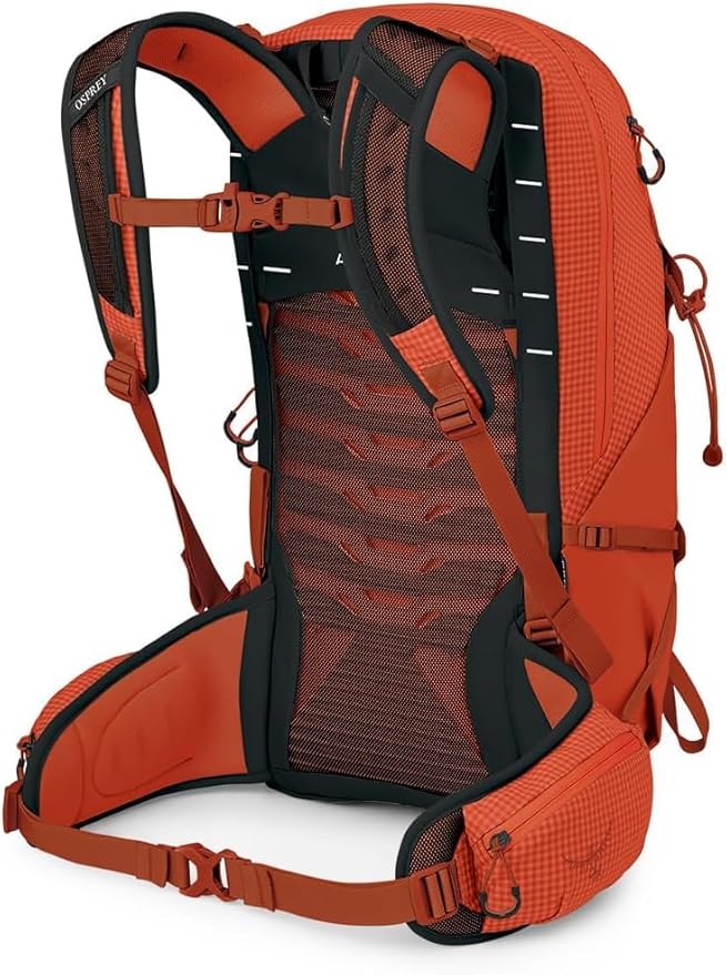 Osprey Talon Pro 20L Men's Hiking Backpack with Hipbelt, Mars Orange