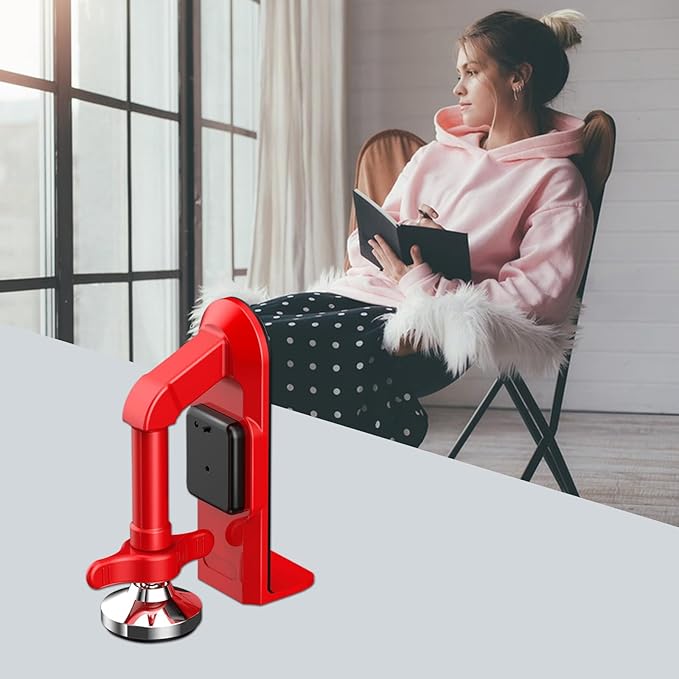Portable Alarm Door Stopper, Security Travel Anti-Theft Blocker for Hotel Room Apartment Safety, Bottom of Floor Stoppers