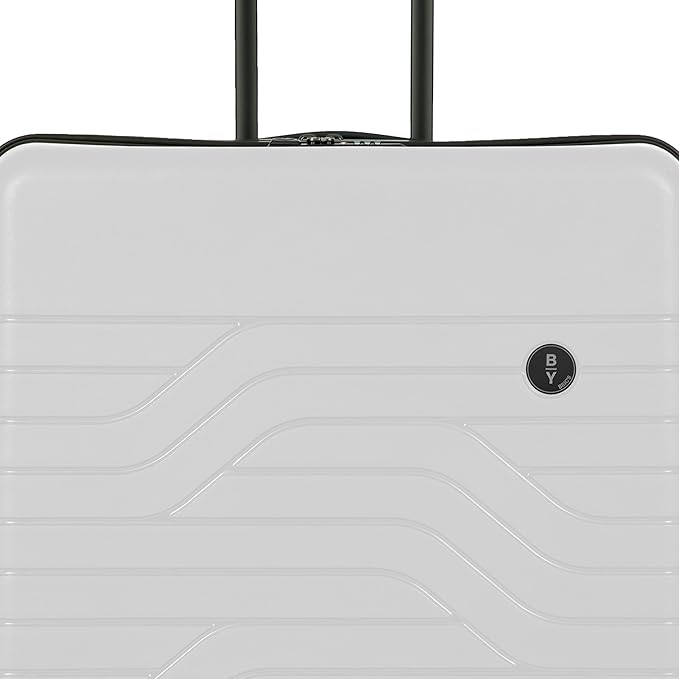 Bric’s B|Y Ulisse Spinner Suitcase, Expandable Hard Shell Luggage with TSA Lock and Smooth 360° Wheels 28" – White