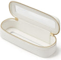 Popvibe Clear Makeup Bag Travel Cosmetic Case Transparent Toiletry Bag with Zipper, Portable Make Up Organizer Traveling Compact Car Bag for Essentials