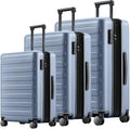 Carry on Luggage 22 X 14 X 9 Airline Approved, 20 Inch Luggage for 3-5 Days Travel, Double Spinner Wheels, 100% Hardshell PC, TSA Lock (00-Shadow (Expandable), Set 3PCS (20-Inch/24-Inch/28-Inch))