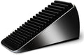 Heavy Duty Tall Door Stop Wedge - Large Door Stopper, Door Stoppers for Bottom of Door, Tall up to 2.6 in, Zinc Alloy and Silicone Made Suits Any Heavy Door Any Smooth Floor