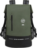 UPWELL Waterproof Dry Bag 30L Boating Backpack for Travel Hiking Camping Bags for Kayaking Hiking Waterproof Bags Swimming Floating Submersible Dry Bag Green