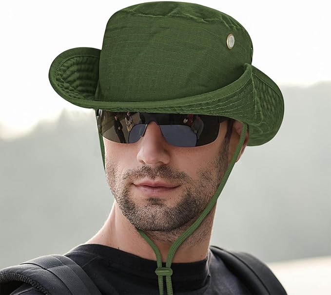 Sun Hats for Men Women Boonie Hat Foldable Fishing Hat UPF 50+ Bucket Hat for Fishing Hiking Garden Safari Beach