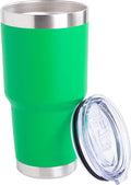 NORDAY | Tumbler with Lid - 30oz - Green Insulated Tumbler - Stainless Steel Tumblers - Double Wall Vacuum Insulated Travel Coffee Mug for Car Cup Holder - Keeps Temperature for 24hr - Anti Spill Lid